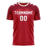 Denmark Home Inspired Soccer Jersey – Custom Name, Number & Logo