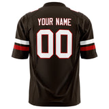 Custom Black White Solid Colour Football Jersey