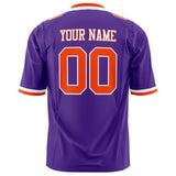 Custom Purple Red Solid Colour Football Jersey