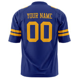 Custom Royal Gold Solid Colour Football Jersey