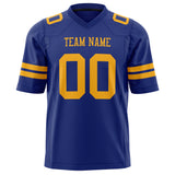 Custom Royal Gold Solid Colour Football Jersey