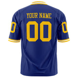 Custom Royal Gold Solid Colour Football Jersey