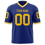 Custom Royal Gold Solid Colour Football Jersey