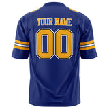 Custom Royal Gold Solid Colour Football Jersey