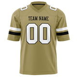 Custom Vegas Gold White Solid Colour Football Jersey