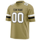 Custom Vegas Gold White Solid Colour Football Jersey