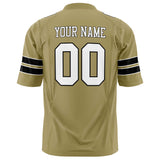 Custom Vegas Gold White Solid Colour Football Jersey