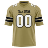 Custom Vegas Gold White Solid Colour Football Jersey