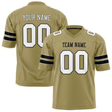 Custom Vegas Gold White Solid Colour Football Jersey