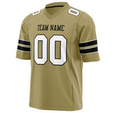 Custom Vegas Gold White Solid Colour Football Jersey