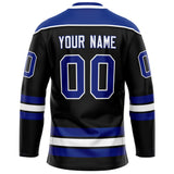 Custom Black Royal Solid Colour Hockey Jersey