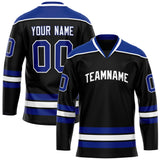 Custom Black Royal Solid Colour Hockey Jersey