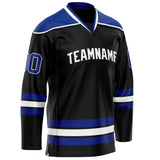 Custom Black Royal Solid Colour Hockey Jersey