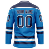 Custom Blue Navy Solid Colour Hockey Jersey