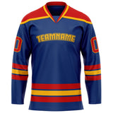 Custom Royal Red Solid Colour Hockey Jersey