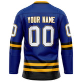 Custom Royal Gold Solid Colour Hockey Jersey