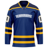 Custom Royal Gold Solid Colour Hockey Jersey