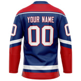 Custom Royal Red Solid Colour Hockey Jersey