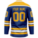 Custom Royal Gold Solid Colour Hockey Jersey