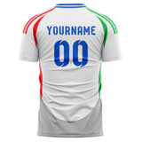 Italy Away Look Soccer Jersey – Custom Name, Number & Logo