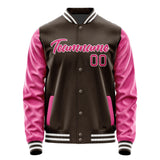 Custom Brown Pink Jacket JA0101130118B21813