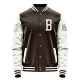 Custom Brown White Jacket JA010118011817181817