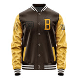 Custom Brown Yellow Jacket JA010119011817191917