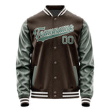 Custom Brown Blue Green Jacket JA0101270118B31827