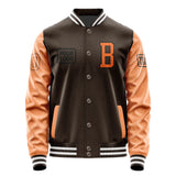 Custom Brown Orange Jacket JA010128011817282817