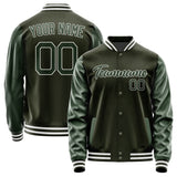 Custom Olive Dark Green Jacket