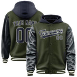 Custom Olive Navy Jacket