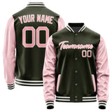 Custom Olive Light Pink Jacket