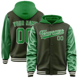 Custom Olive Emerald Green Jacket