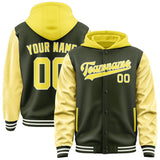 Custom Olive Light Yellow Jacket