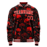 Custom Red Skull Jacket