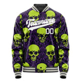 Custom Green Skull Jacket