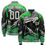 Custom Green Skull Jacket