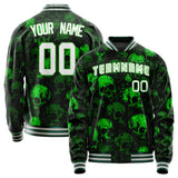 Custom Green Skull Jacket