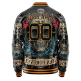 Custom Black Skull Jacket