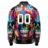 Custom Black Skull Jacket