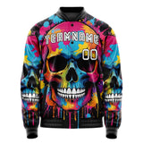 Custom Black Skull Jacket