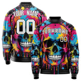 Custom Black Skull Jacket