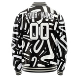 Custom Monochrome Graffiti Jacket