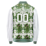 Custom Green Leaf Playing Cards Jacket