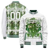 Custom Green Leaf Playing Cards Jacket