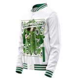 Custom Green Leaf Playing Cards Jacket