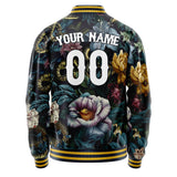 Custom Flowers and Snake Jacket