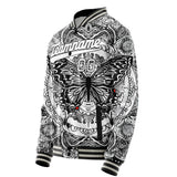 Custom Black and White Butterfly Jacket