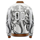 Custom Black and White Octopus Jacket