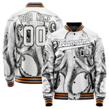 Custom Black and White Octopus Jacket